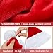 KONVINIT Gorro navideño, Gorro de Papá Noel Adornos Navidad Navideña Roja Novedad