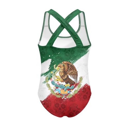 Mumeson Girl's One Piece Swimsuits Bathing Suit for 5-14 Years Toddlers Girls Halter Cute Swimwear Vacation Swimsuit2