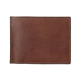 [ミラグロ] スマート 二つ折り財布 小銭入れなし イタリアンオイルドレザー（メンズ 財布 札入れ 2つ折り財布 薄型 小銭なし スマートウォレット カード 革 レザー CA-MB-678 (チョコ)