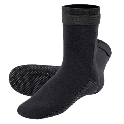 HTTDSLF Calzini in Neoprene 3mm, Calzini Immersione Caldi Antiscivolo, Calze da Nuoto Antiscivolo per Uomo Donna, per Immersioni, Nuoto, Surf, Vela, Sport Acquatici