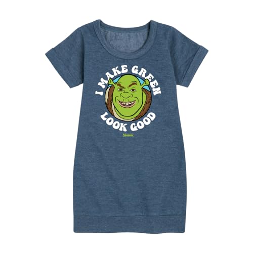 Shrek - I Make Green Look Good - Toddler & Youth Girls Fleece Dress