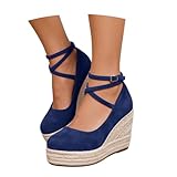 Genérico Chanclas Mujer Barefoot, Sandalias Mujer Verano Trekking, Zapatos Baile Plataforma Zapatos Novia P2mps Con TacóN Grueso Y Correas Zapatos TacóN Alto Tradicionales Sandalias Slippers