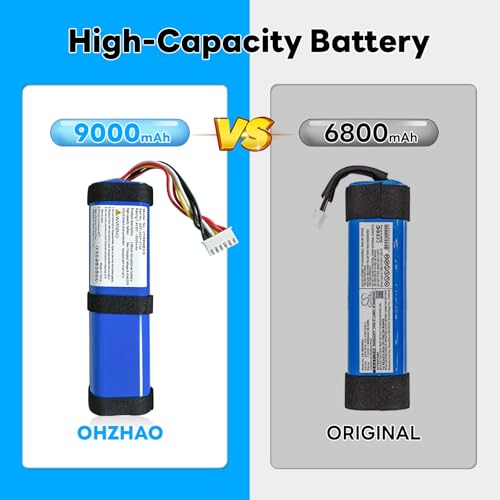 image for OHZHAO 9000mAh Replacement Battery Compatible for JBL Xtreme 2 Xtreme 