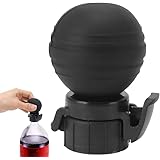 ソーダキャップ ソーダストッパー ボトルキャップ 瓶 ふた 蓋 栓 炭酸飲料のキャップ 飲料ボトルキャップ バキュームドリンクキャップ ソーダ缶蓋キャンプ インフレータブルソフトシーラー 真空保存 酸化防止 キャップ 鮮度長くキープ 風味を維持します (ブラック) [並行輸入品]