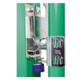 Heavy Duty Lockable 2-Way Livestock Gate Latch Compatible Co-Line, fit in Many Different Commercial, Residential and Ranch Gates, Fits Round Pipe 1.5' OD to 2.375' OD or Square Pipe 1-1/2' to 2'
