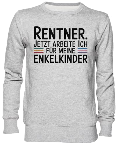 Sweat-shirt gris cadeau idéal pour fêter la retraite en famille
