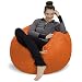 Sofa Sack - Plush, Ultra Soft Bean Bag Chair - Memory Foam Bean Bag Chair with Microsuede Cover - Stuffed Foam Filled Furniture and Accessories for Dorm Room - Tangerine 3'