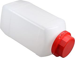 Othmro 1Pcs 1500ml Round Plastic Empty Bottles, Lab Cylindrical Chemical Reagent Polyethylene Bottle, Wide Mouth Laboratory Reagent Bottle, Sample Sealing Liquid Storage Container Translucent Bottles