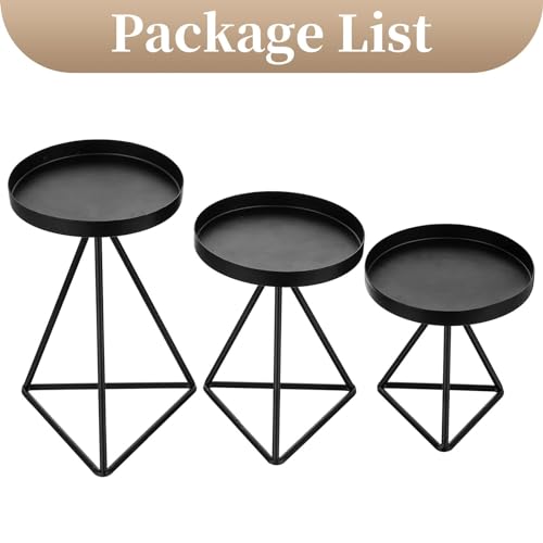 Sziqiqi 3Pcs Geometric Candle Holders For Pillar Candle Metal Wire Candlesticks Vintage Candle Stick Holder Stands Decor Candles Holder Table Centerpiece For Living Room Dining Room Fireplace thumb #5