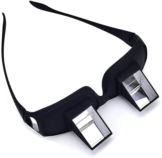 GRILL BUMP Lazy Glasses Bed Prism Glasses Lazy Spectacles Horizontal Glasses High Definition Glasses Prism Periscope Lie Down Eyeglasses for Reading and Watch TV in Bed Unisex-image-10