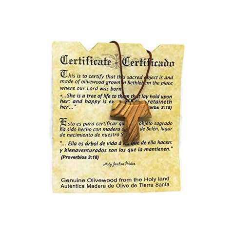 Handcrafted Olive Wood Tau Cross Pendant by HolyRoses Cover