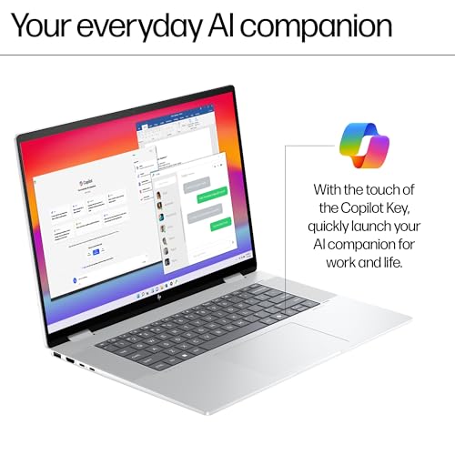 HP Envy x360 16" 2in1 Laptop | Intel Core Ultra 5-125U Processor | Built-in AI | 8 GB RAM | 512 GB SSD | Intel Arc Graphics | WUXGA Touchscreen | Up to 19.25hrs battery | Win 11 | Silver | 16-ac0000sa - Image 10