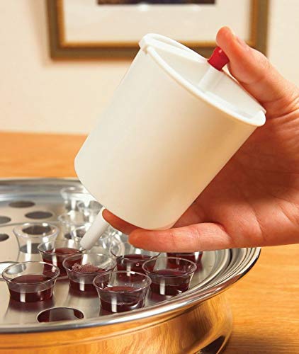 White Plastic Push Button Communion Cup Filler Church Supplies, Fills Up To 25 Cups #TOP5