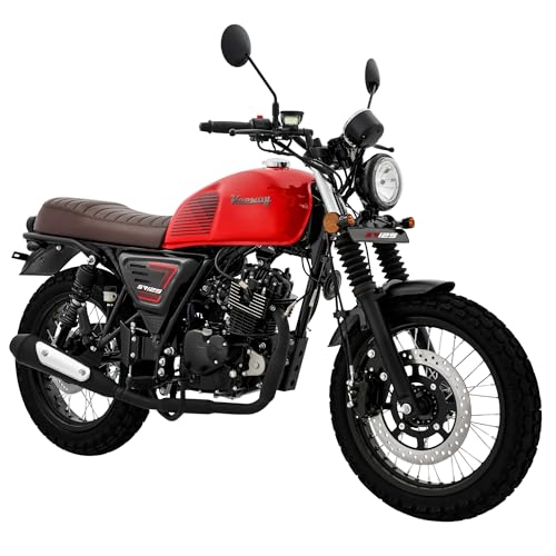 Image of KeeWAY SR 125 Dual Channel Abs Motorcycles /Bike Red Booking for Ex-Showroom Price
