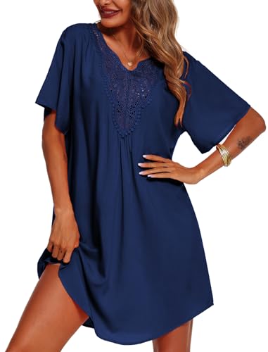 Supnier Womens Swimsuit Beach Cover Up Tunic Short...