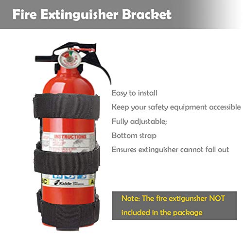 Fire Extinguisher Holder Fire Extinguisher Mount Fire Extinguisher Mounting Bracket Roll Cage Fire Extinguisher Mount Fire Extinguisher Kit Compatible with Jeep Wrangler CJ YJ LJ TJ JK JKU JL
