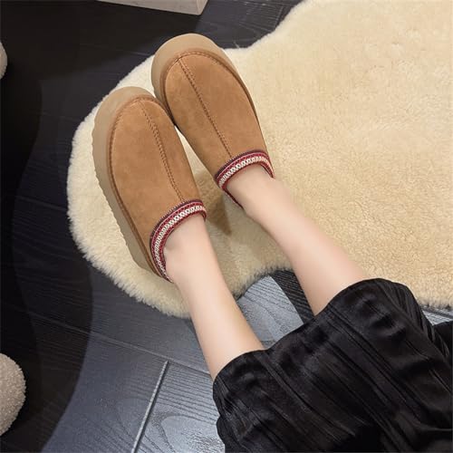 Fashion Platform Slippers for kids Fur Fleece Lined Short Ankle Boot boy girl Comfortable Warm Outdoor Indoor Home Non slip fuzzy big Little Kid Mini Boots4