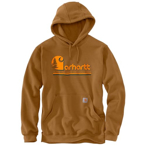 Carhartt Men's Loose Fit Midweight Tree Graphic Sweatshirt