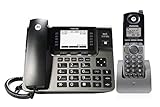 Motorola ML1250 DECT 6.0 Expandable 1 to 4 Lines Business Phone System with Voicemail, Digital Receptionist and Music on Hold, Black, Corded Base Station & 1 Wireless Handset