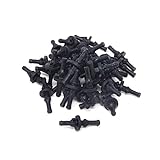 HONBAY 40PCS PC Case Fans Black Rubber Reducing Noise Anti-Vibration Screws Fan Rivet for PC Case...