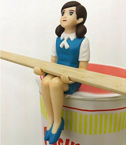 コップのフチ子 カップラーメンのフチ子 ブルー