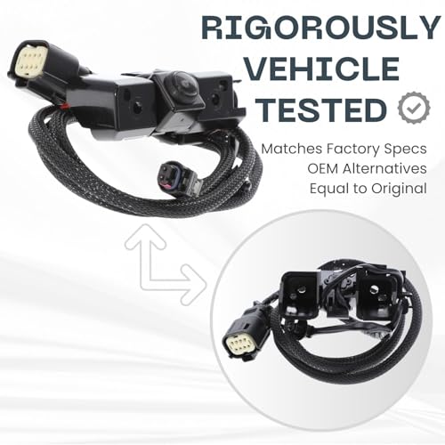 Image of Backup Camera for 2016 2017 2018 2019 Chevrolet Silverado GMC Sierra Truck | Replaces OE part 84062896 84032513 23363727, rear view reverse parking assist backup monitor high definition hd video sensor