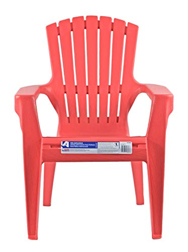 Adams 4332688141 Kids Red Plastic Adirondack Chair thumb #2