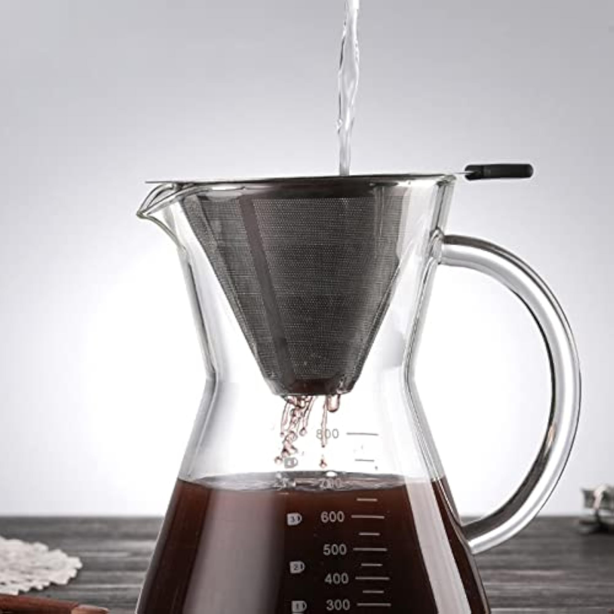 Rustproof Coffee Dripper, Portable Filter for Home and Travel