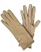 Isotoner Womens Stretch Classics Fleece Lined Gloves One Size Camel