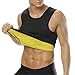 NOVECASA Canotta Sauna Uomo Neoprene Sweat Vest Body Shaper Ginnastica per Sudare, Bruciare i Grassi Fitness Yoga (3XL, Canotta Sauna)