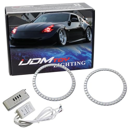Kit de anillos LED halo RGB 7 colores para Nissan 370Z miniatura 1
