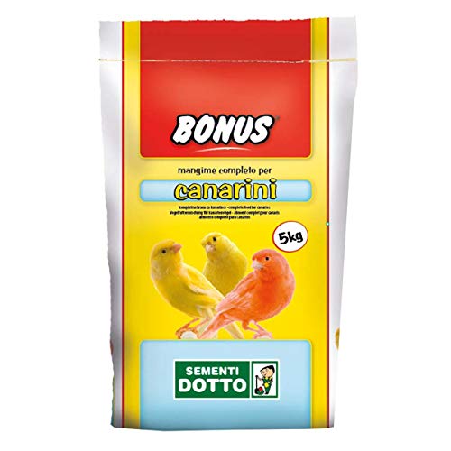 Composizione: Semi di scagliola, colza, avena decorticata, lino, canapa, niger