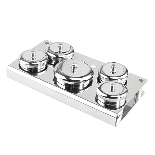 NOLITOY 5 piezas de herramientas de manicura de acero inoxidable miniatura 3