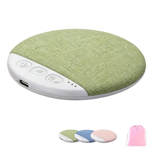 Altavoz de Almohada Bluetooth para Dormir, Mini Altavoz portátil Debajo de la Almohada, Temporizador de Ruido Blanco, Ayuda inalámbrica para Dormir con Graves estéreo, Verde