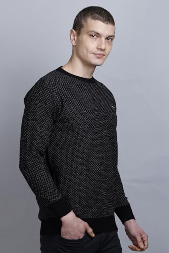 Image of GODFREY Full Sleeve Woolen Sweater for Man Winter Wear - Round Neck Pullover Regular Fit