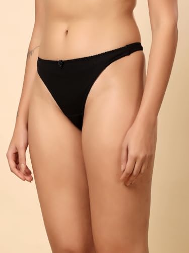 Image of American Symbol Women Microfiber & Cotton Brazilian Thong Briefs