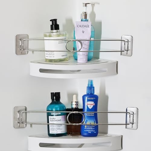 Amazon.com: RVGUARD RV Shower Corner Storage Bar, Adjustable Stainless ...