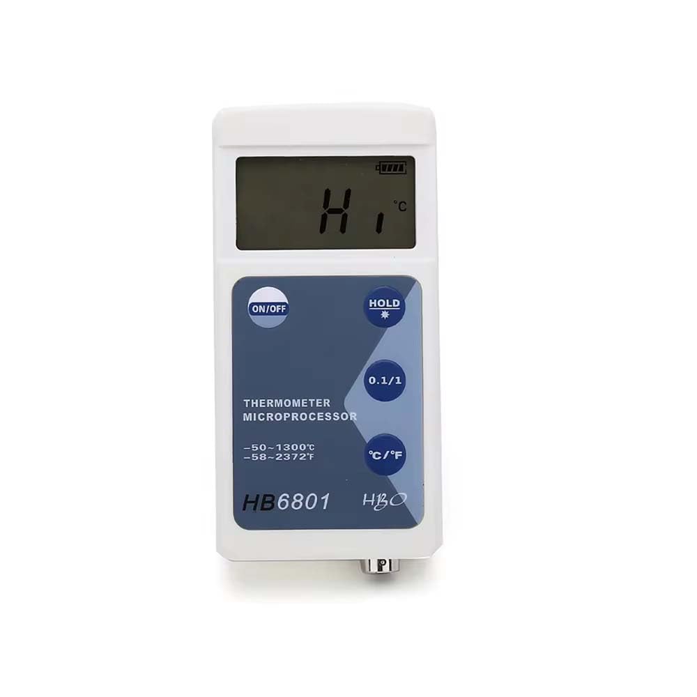 iDili High-Precision Industrial Thermometer -50?~400? K-type Thermocouple Lab Experiment Digital Temperature Tester, HB6801