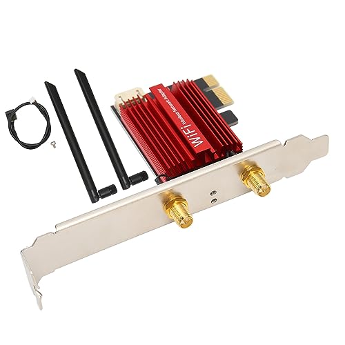 Tarjeta de Red PCIE con 1200Mbps y Bluetooth 4.2 compatible con Windows 7, 8, 10 y 11 miniatura 5