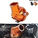 for KTM 790 890 Duke Adventure/R 2018-2024 Thermostat Housing Cover Water Pipe Connection Hus-qvarna Norden 901 2022 2023 2024(Black)