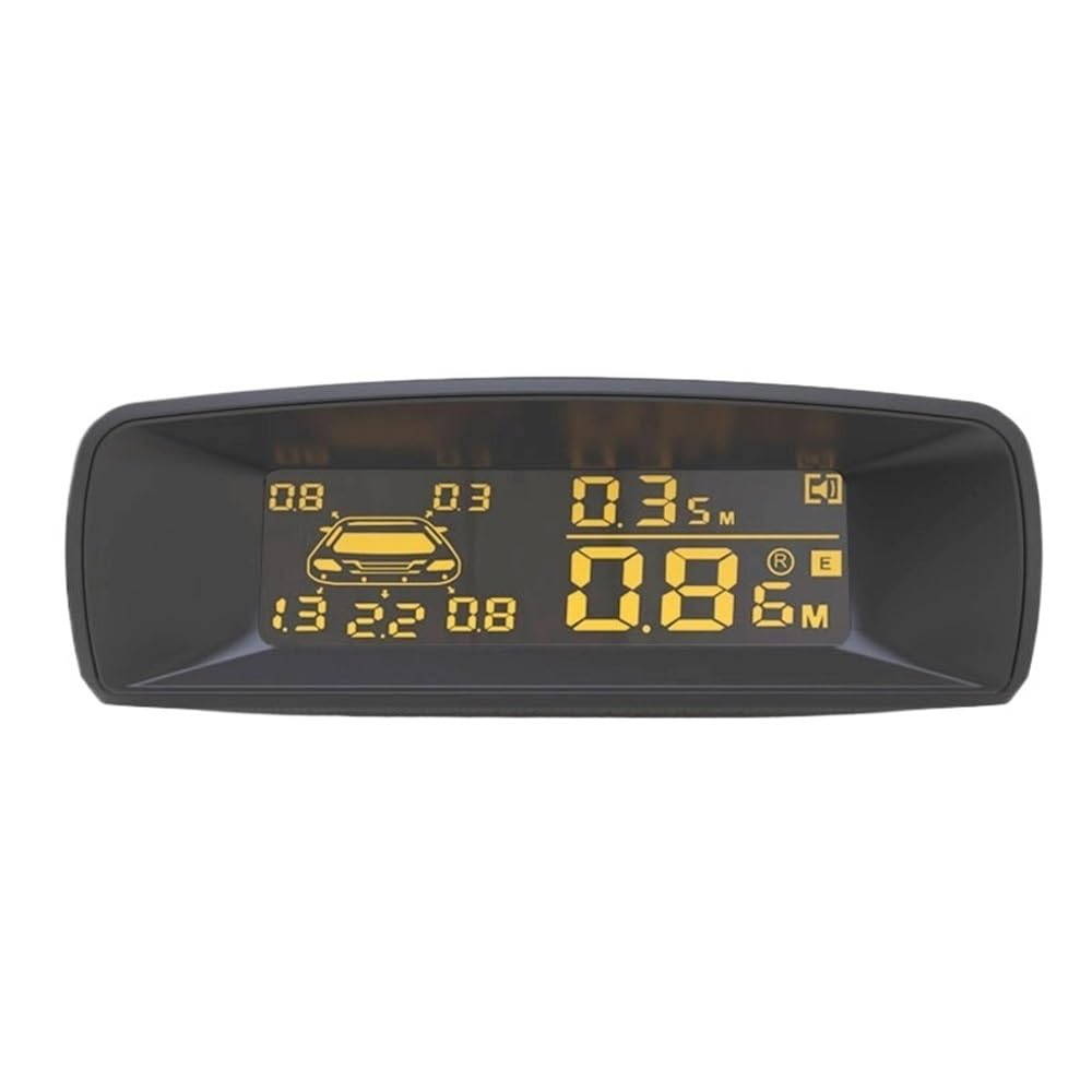Sensori di parcheggio PDC, Kit sensori di parcheggio Parktronic per Auto, Anteriori e Posteriori, Radar, 4/6/8 sensori, rilevatore di Assistenza Automatica (6 sensori/Rosso)