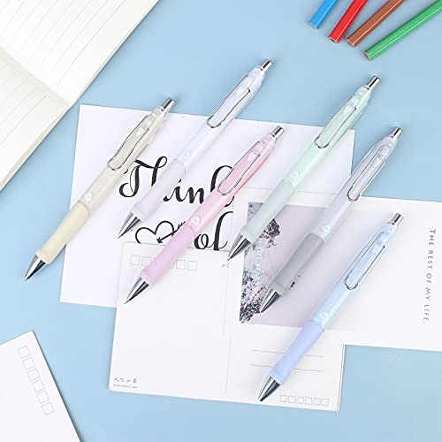 8 Pieces Mechanical Pencils Colorful Series 0.5mm Mechanical Pencils Refillable Drafting Pencil for Drawing Writing Signature