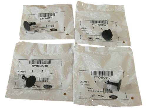 Land Rover Juego de 4 clips para panel de capó auténtico, para Range Rover CYC000010