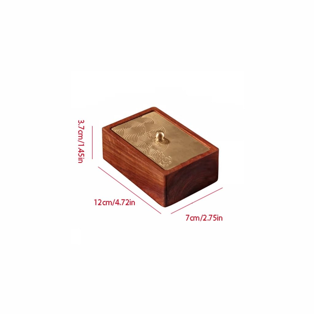 Zahnstocherspender Haushalt Zahnstocher Box Wattestäbchen Zahnstocherhalter Zahnseide Aufbewahrung Massivholz Zahnstocher für Vorspeisen (B)