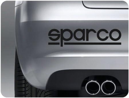 2x Sparco Sticker Decal Aufkleber 30x8cm Car Auto Bike Racing Tuning JDM Dub VAG Bumper Dashboard Notebook Laptop