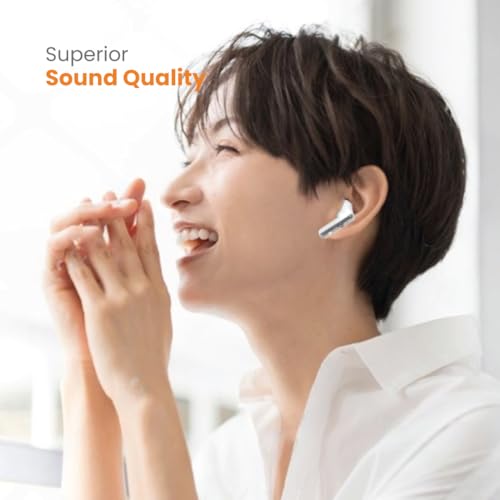 Image of JUST CORSECA Stanley Wireless Earbuds | Bluetooth 5.0 TWS Earbuds with Touch Controls | 20 Hours Playback | Sweat Resistant Earbuds | Deep Bass Stereo Sound for Music, Calls & Gaming (Black & Gold)