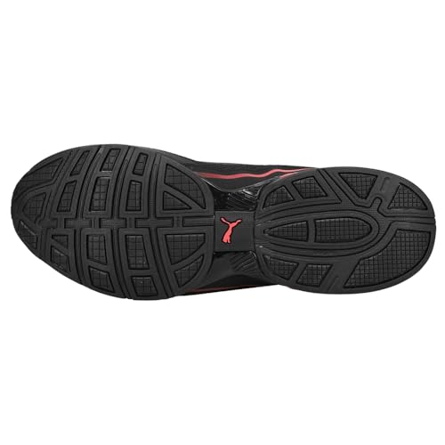 PUMA PUMA Men's Cell Divide Sneaker,Black Red,7.5