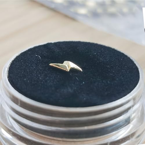 Image of CHAMON Tooth Gems, 8K Solid Gold Lightning Shape Aesthetic Smile Decoration | 8K Gold, Lead-free, Curvature conforms to tooth surface