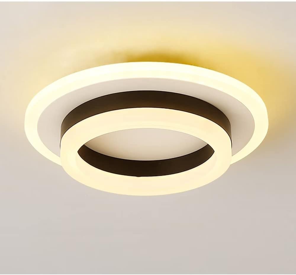 ZEHUILT Hallway Light Modern Flush Mount Ceiling Light Fixture 3 Color