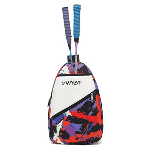 Sport Tent- Squash Rucksack Mädchen Jungen Schlägerrucksack mit Schuhfach Kinder Schlägertasche Squashschläger Badmintonsack Tennissack wasserdichte Racket Bag für Badminton Tennis Rot